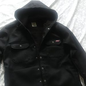 Dickies Genuine button up jacket with hoodie.